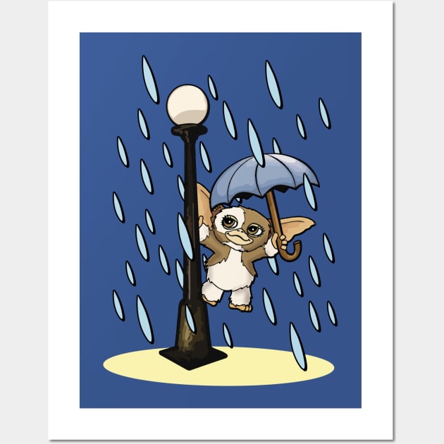 Singing in the rain Wall Art by Fanisetas